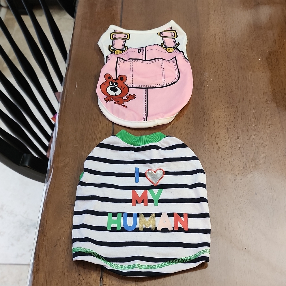 Top Paw Pink and Striped Pet Outfits Size Small